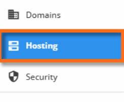 主機(jī)選項卡